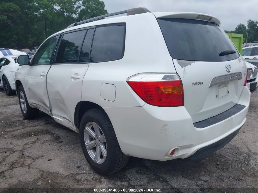 2008 Toyota Highlander VIN: JTEDS41A882067970 Lot: 39341485