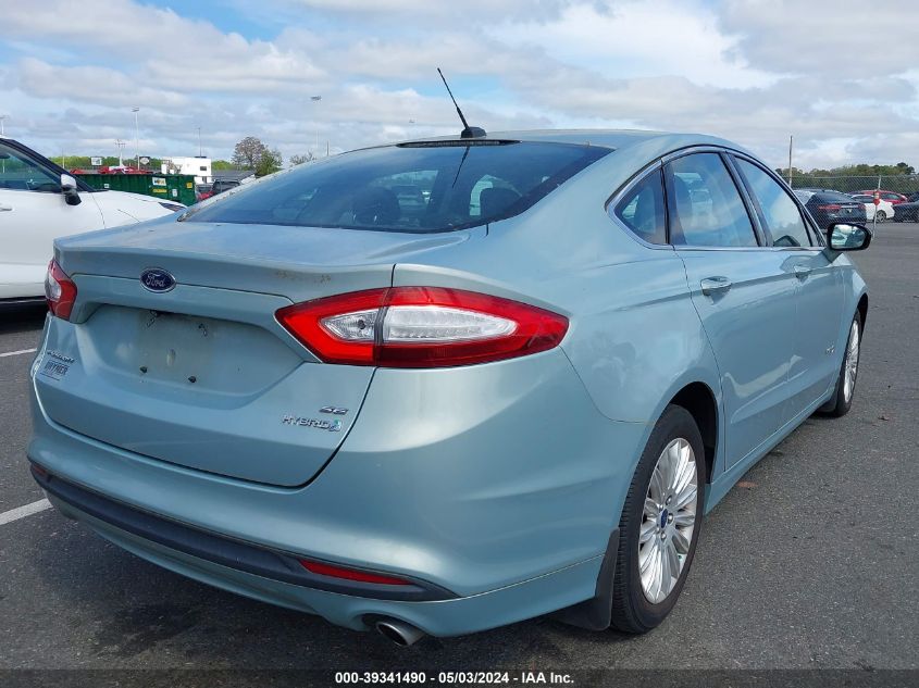 3FA6P0LU4ER106386 | 2014 FORD FUSION HYBRID