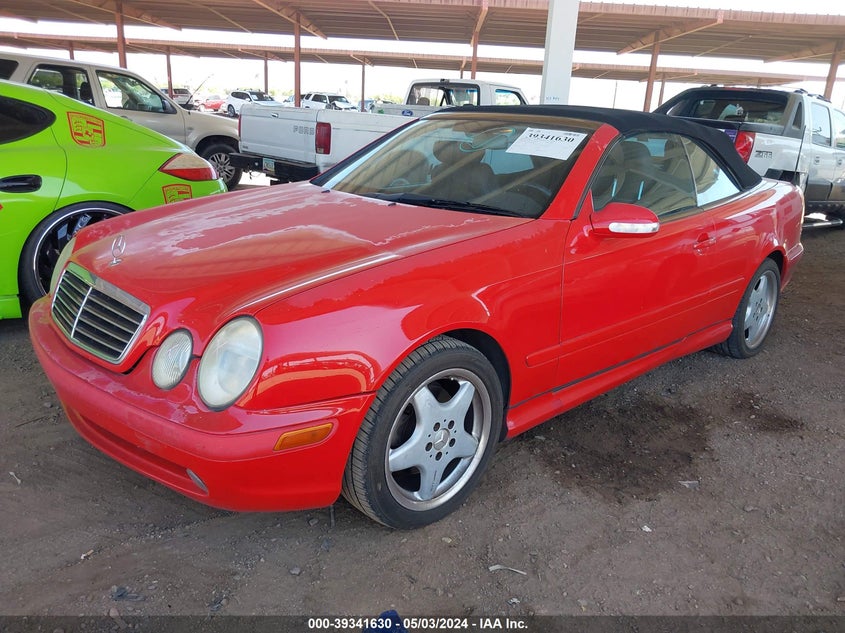 2000 Mercedes-Benz Clk 430 VIN: WDBLK70GXYT038096 Lot: 39341630