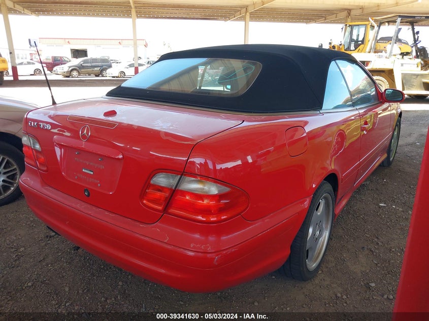 2000 Mercedes-Benz Clk 430 VIN: WDBLK70GXYT038096 Lot: 39341630