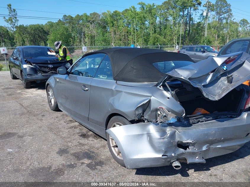 2011 BMW 128I VIN: WBAUL7C58BVM80574 Lot: 39341637