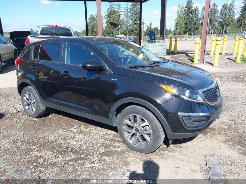 2016 Kia Sportage Lx VIN: KNDPBCAC1G7875687 Lot: 39341687