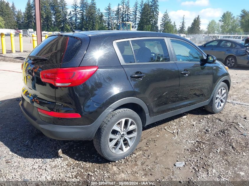 2016 Kia Sportage Lx VIN: KNDPBCAC1G7875687 Lot: 39341687