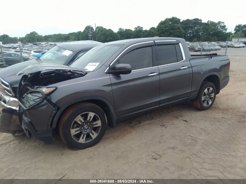 2018 Honda Ridgeline Rtl-E VIN: 5FPYK3F73JB017615 Lot: 39341688