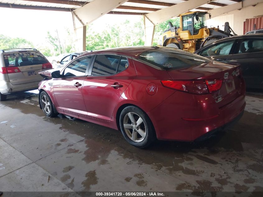 2015 Kia Optima Lx VIN: 5XXGM4A72FG366961 Lot: 39341720