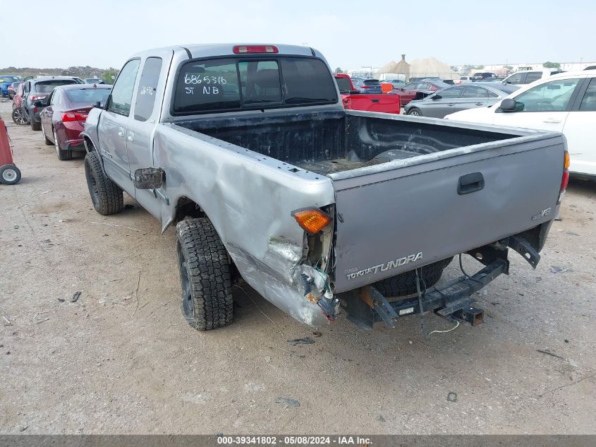 2001 Toyota Tundra Sr5 V8 VIN: 5TBRT34131S128730 Lot: 39341802