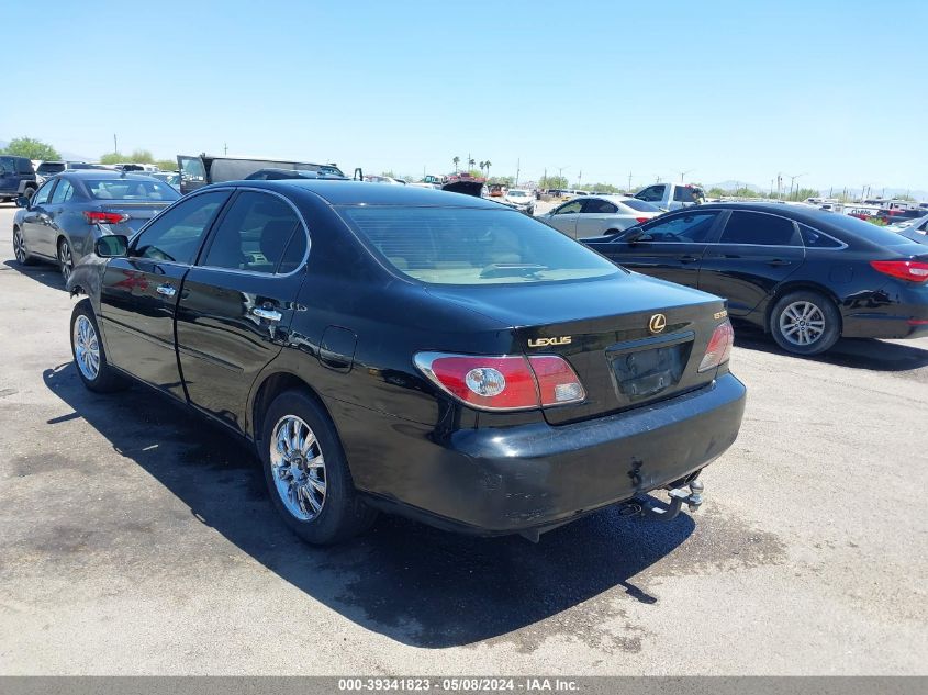 2004 Lexus Es 330 VIN: JTHBA30G045055205 Lot: 39341823