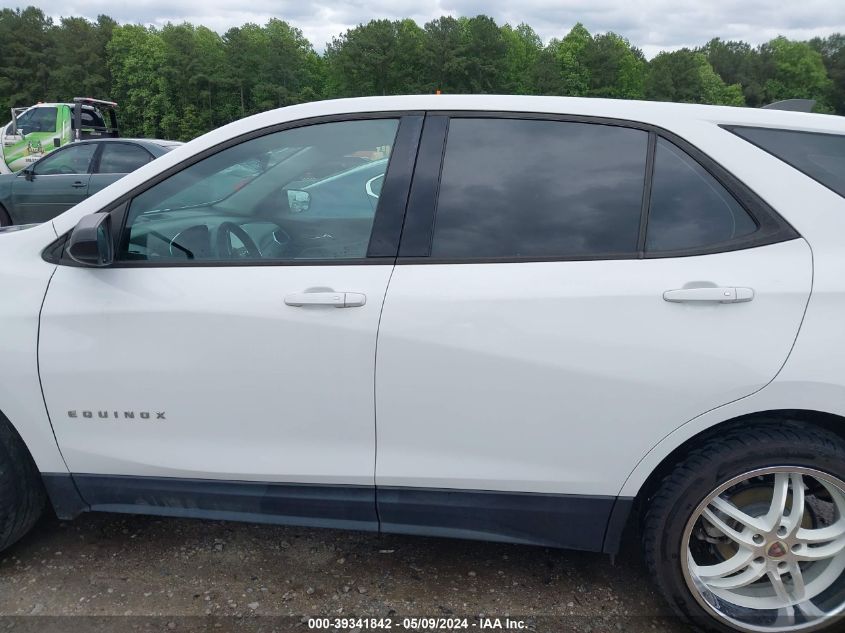 2018 Chevrolet Equinox Ls VIN: 2GNAXHEV2J6193769 Lot: 39341842