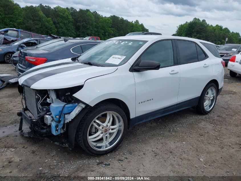 2018 Chevrolet Equinox Ls VIN: 2GNAXHEV2J6193769 Lot: 39341842