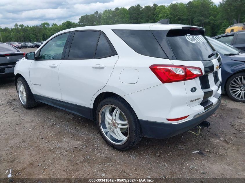 2018 Chevrolet Equinox Ls VIN: 2GNAXHEV2J6193769 Lot: 39341842