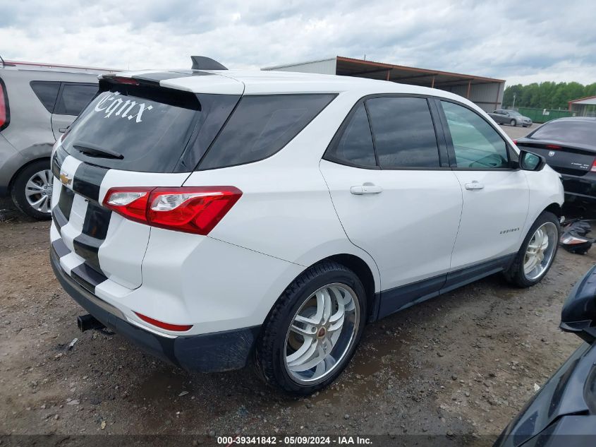 2018 Chevrolet Equinox Ls VIN: 2GNAXHEV2J6193769 Lot: 39341842