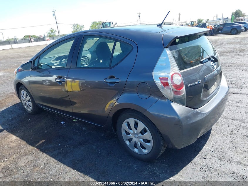 2014 Toyota Prius C Two VIN: JTDKDTB39E1079546 Lot: 39341866