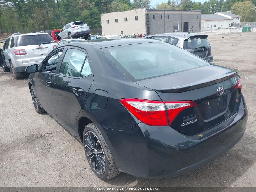 2014 Toyota Corolla S Plus VIN: 2T1BURHE8EC035867 Lot: 39341897