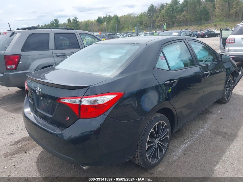 2014 Toyota Corolla S Plus VIN: 2T1BURHE8EC035867 Lot: 39341897