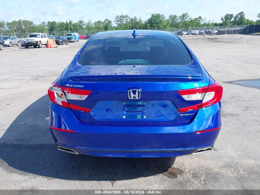 2020 Honda Accord Sport VIN: 1HGCV1F36LA019271 Lot: 39341900