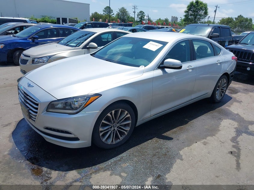 2016 Hyundai Genesis 3.8 VIN: KMHGN4JEXGU122686 Lot: 39341907