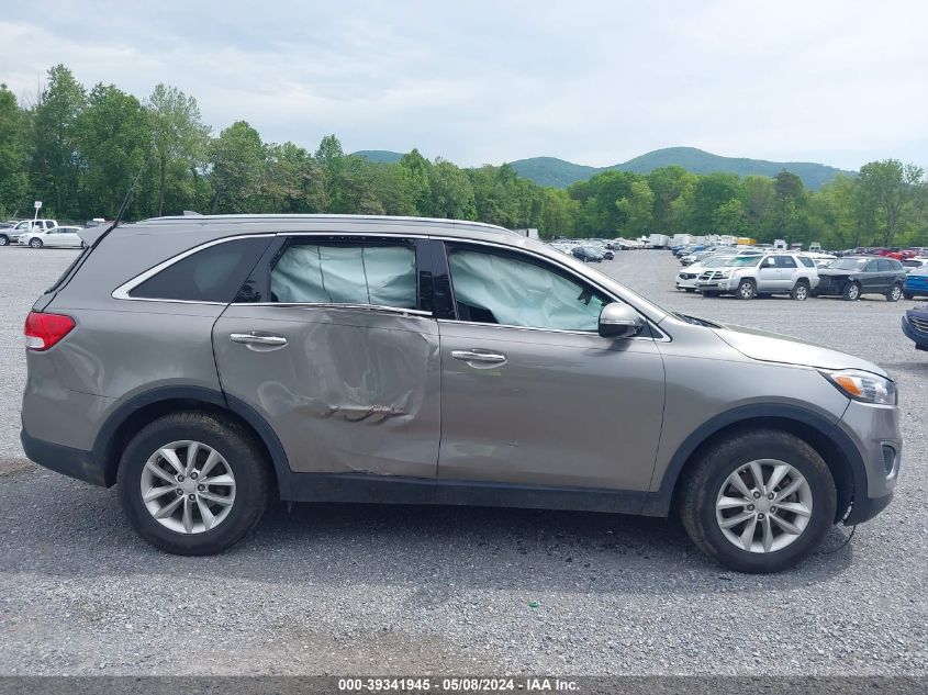 2016 Kia Sorento 2.4L Lx VIN: 5XYPG4A35GG163452 Lot: 39341945