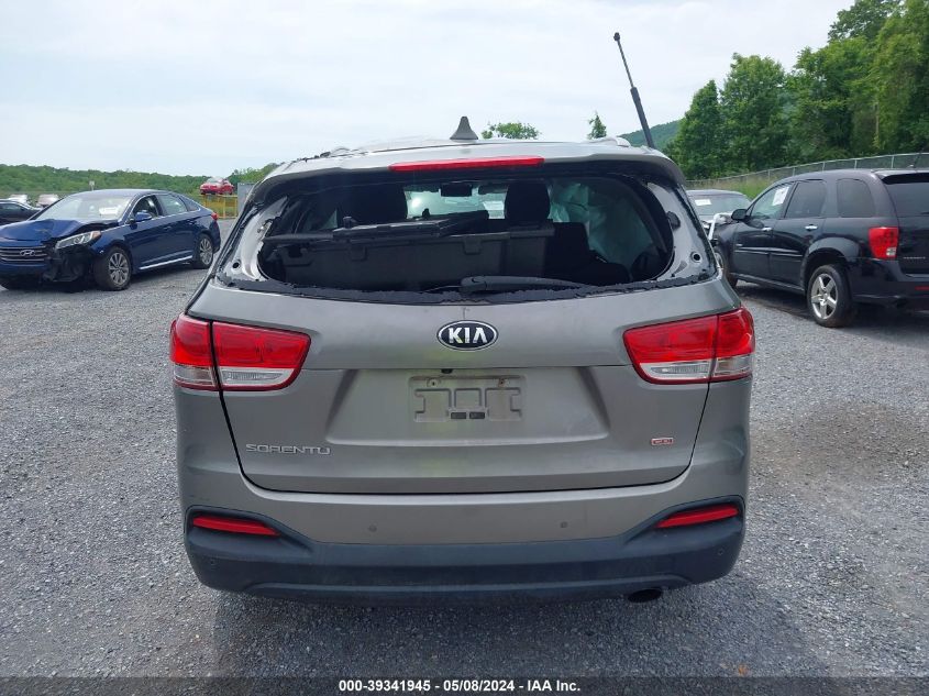 2016 Kia Sorento 2.4L Lx VIN: 5XYPG4A35GG163452 Lot: 39341945