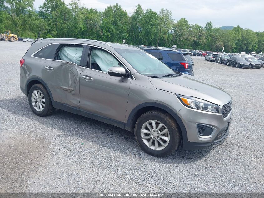 2016 Kia Sorento 2.4L Lx VIN: 5XYPG4A35GG163452 Lot: 39341945