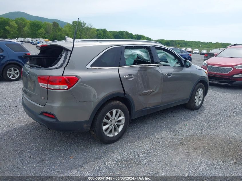 2016 Kia Sorento 2.4L Lx VIN: 5XYPG4A35GG163452 Lot: 39341945