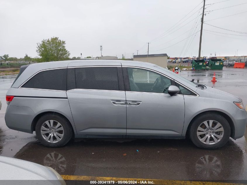 2017 Honda Odyssey Ex-L VIN: 5FNRL5H61HB009985 Lot: 39341979