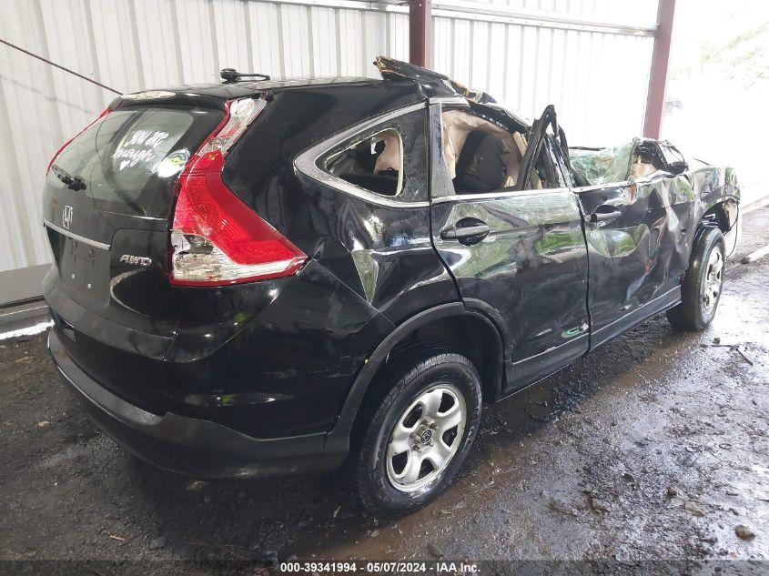 2012 Honda Cr-V Lx VIN: 2HKRM4H31CH609588 Lot: 39341994