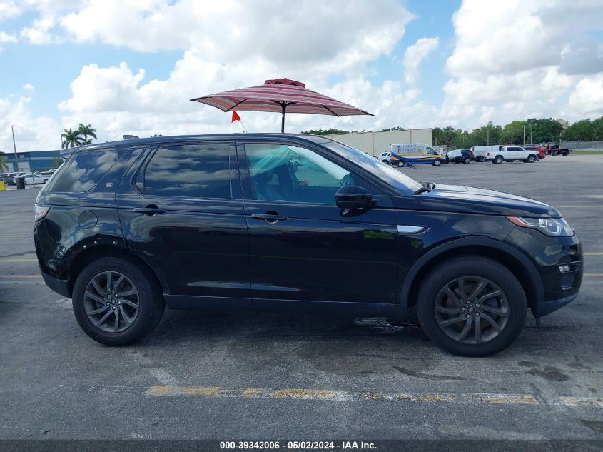 2019 Land Rover Discovery Sport Hse/Landmark Edition VIN: SALCR2FXXKHBZ8587 Lot: 39342006