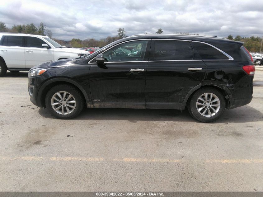 2018 Kia Sorento 2.4L Lx VIN: 5XYPGDA3XJG418975 Lot: 39342022