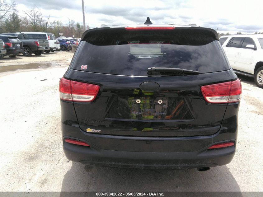 2018 Kia Sorento 2.4L Lx VIN: 5XYPGDA3XJG418975 Lot: 39342022