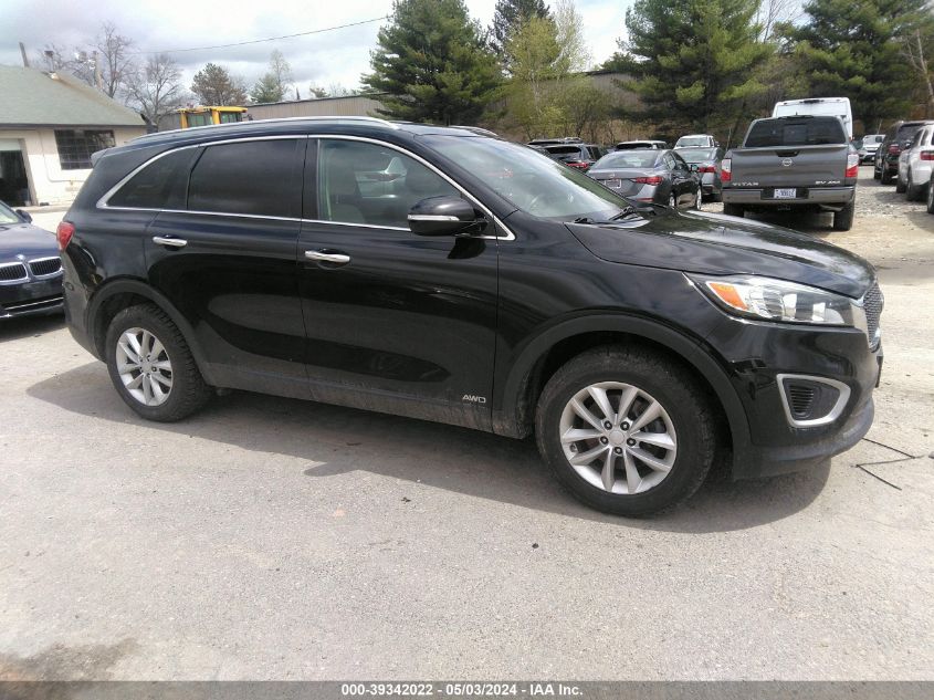 2018 Kia Sorento 2.4L Lx VIN: 5XYPGDA3XJG418975 Lot: 39342022