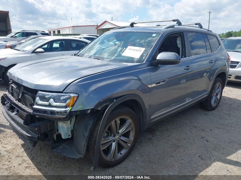 2018 Volkswagen Atlas 3.6L V6 Sel VIN: 1V2RR2CA7JC582187 Lot: 39342025