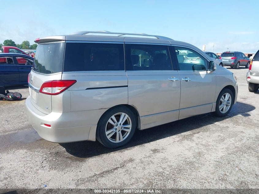 2011 Nissan Quest Sl VIN: JN8AE2KP8B9007339 Lot: 39342135
