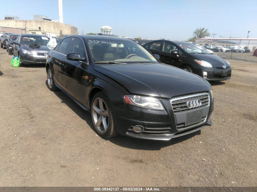 WAUFFAFL9CA112825 | 2012 AUDI A4