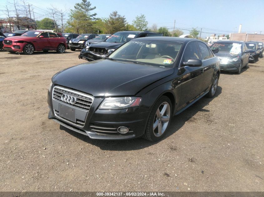 WAUFFAFL9CA112825 | 2012 AUDI A4