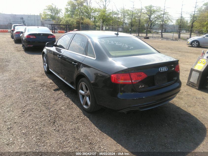 WAUFFAFL9CA112825 | 2012 AUDI A4