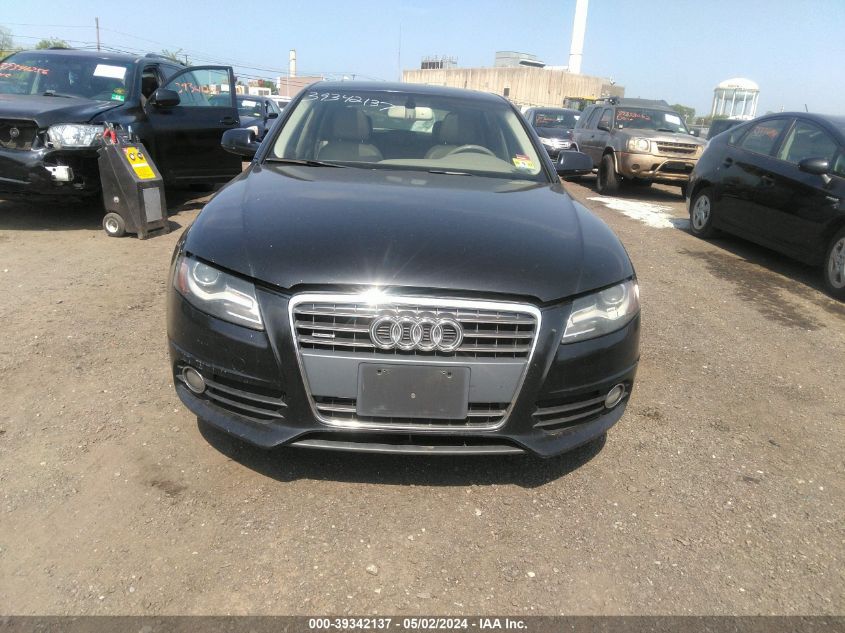 WAUFFAFL9CA112825 | 2012 AUDI A4