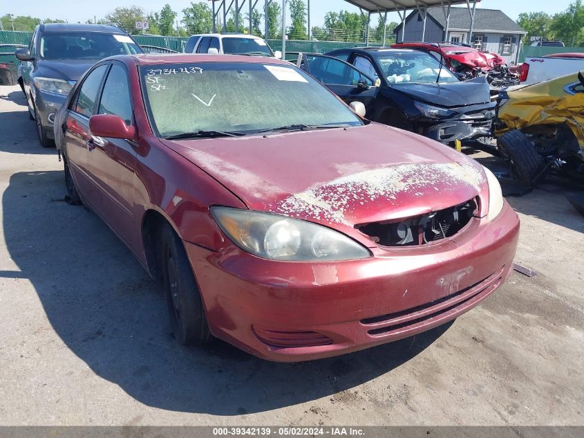 2002 Toyota Camry Le VIN: 4T1BE32K32U022561 Lot: 39342139