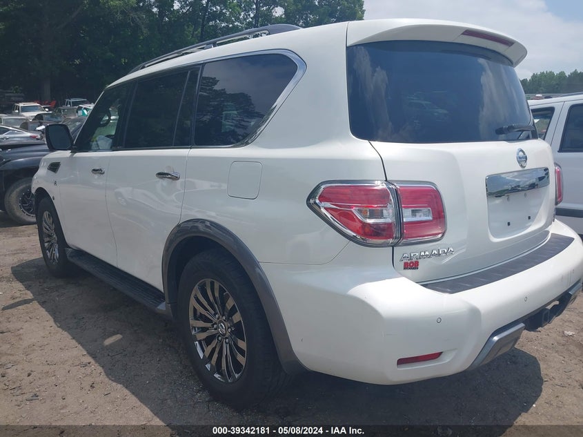 2018 Nissan Armada Platinum VIN: JN8AY2NF6J9331933 Lot: 39342181