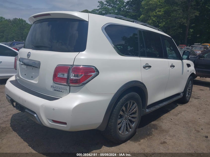 2018 Nissan Armada Platinum VIN: JN8AY2NF6J9331933 Lot: 39342181