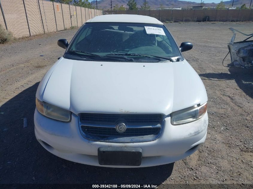 1996 Chrysler Sebring Jx VIN: 3C3EL45HXTT268472 Lot: 39342188