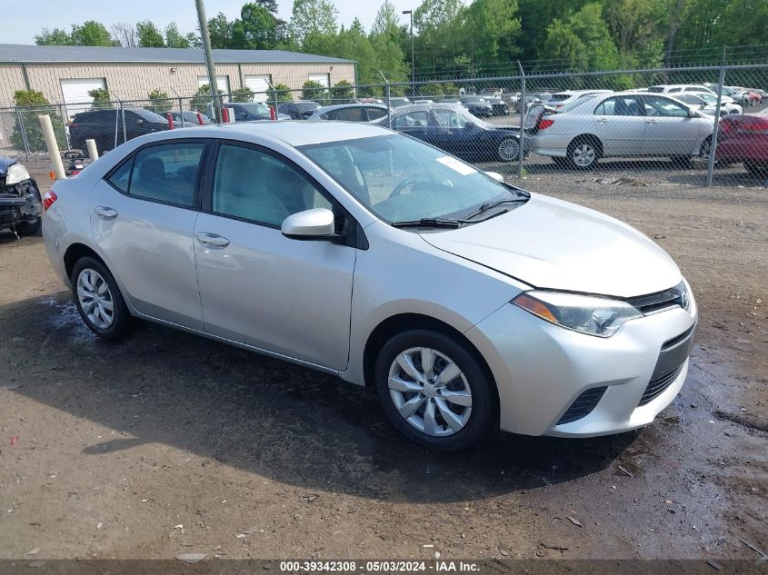 2016 TOYOTA COROLLA LE - 5YFBURHE8GP483187