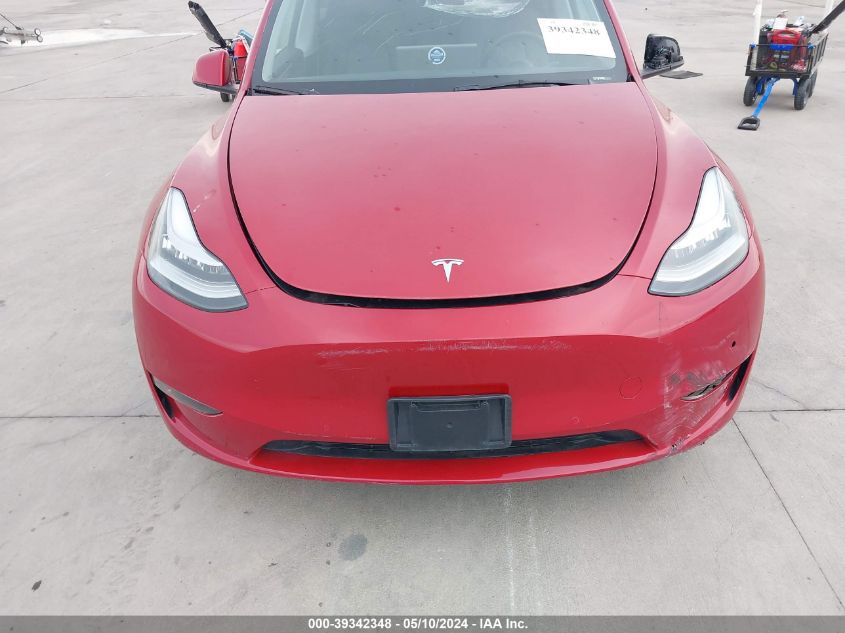 2020 Tesla Model Y Long Range Dual Motor All-Wheel Drive VIN: 5YJYGDEE6LF008264 Lot: 39342348