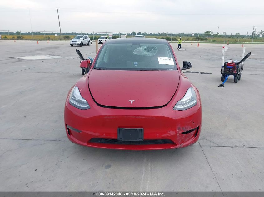 2020 Tesla Model Y Long Range Dual Motor All-Wheel Drive VIN: 5YJYGDEE6LF008264 Lot: 39342348