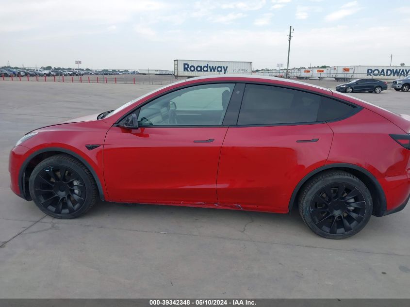 2020 Tesla Model Y Long Range Dual Motor All-Wheel Drive VIN: 5YJYGDEE6LF008264 Lot: 39342348