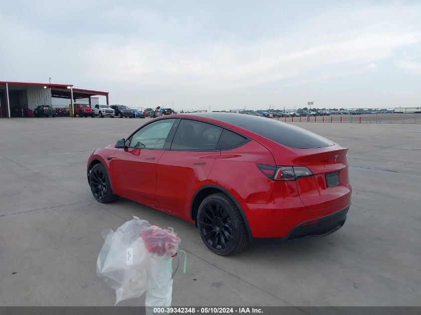 2020 Tesla Model Y Long Range Dual Motor All-Wheel Drive VIN: 5YJYGDEE6LF008264 Lot: 39342348