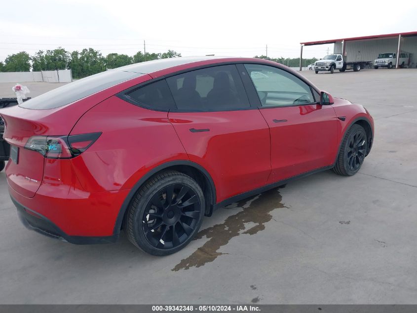 2020 Tesla Model Y Long Range Dual Motor All-Wheel Drive VIN: 5YJYGDEE6LF008264 Lot: 39342348