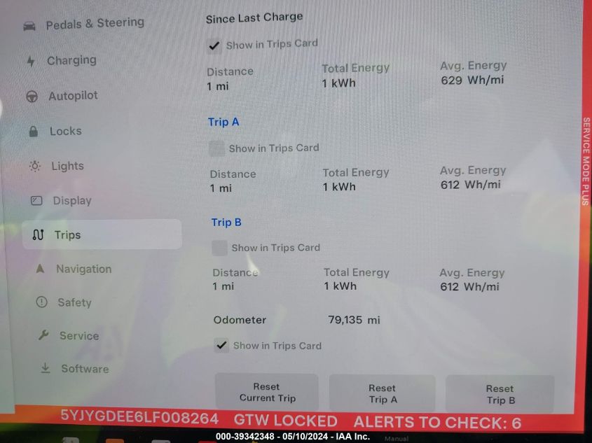 2020 Tesla Model Y Long Range Dual Motor All-Wheel Drive VIN: 5YJYGDEE6LF008264 Lot: 39342348