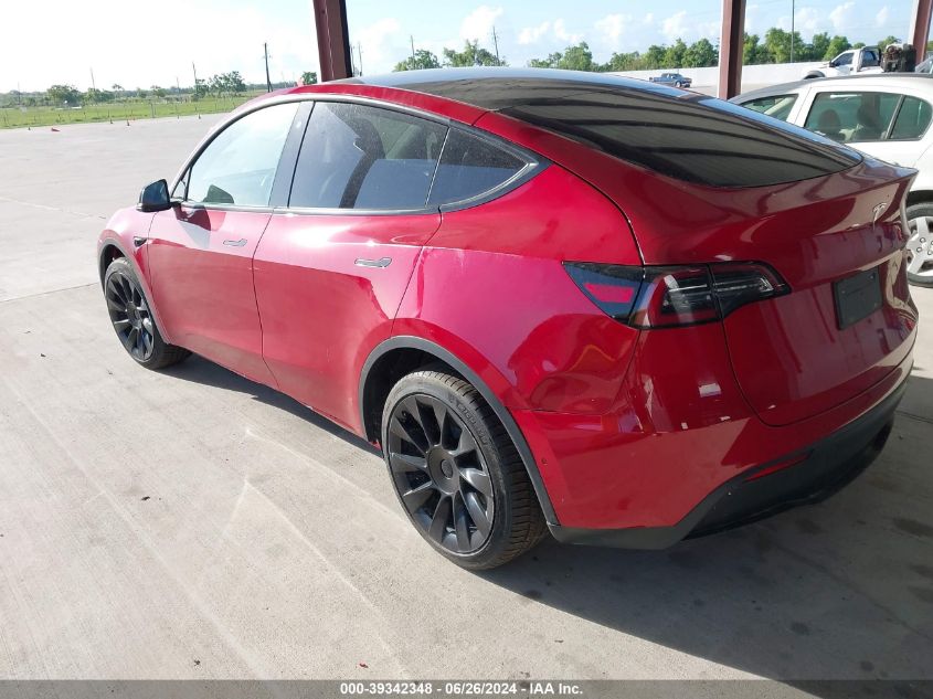 2020 Tesla Model Y Long Range Dual Motor All-Wheel Drive VIN: 5YJYGDEE6LF008264 Lot: 39342348