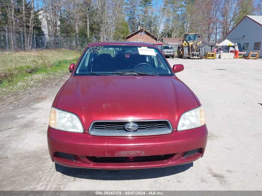 4S3BE635847200089 | 2004 SUBARU LEGACY