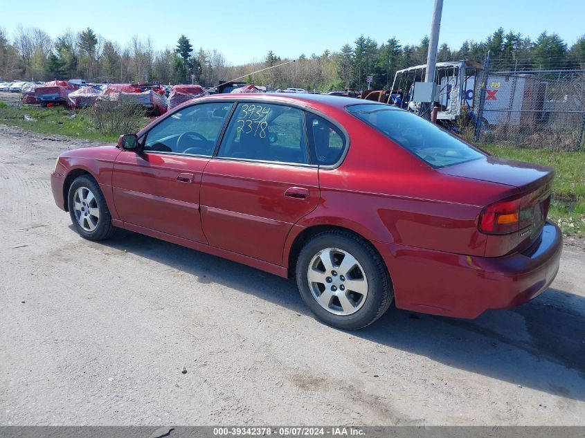 4S3BE635847200089 | 2004 SUBARU LEGACY